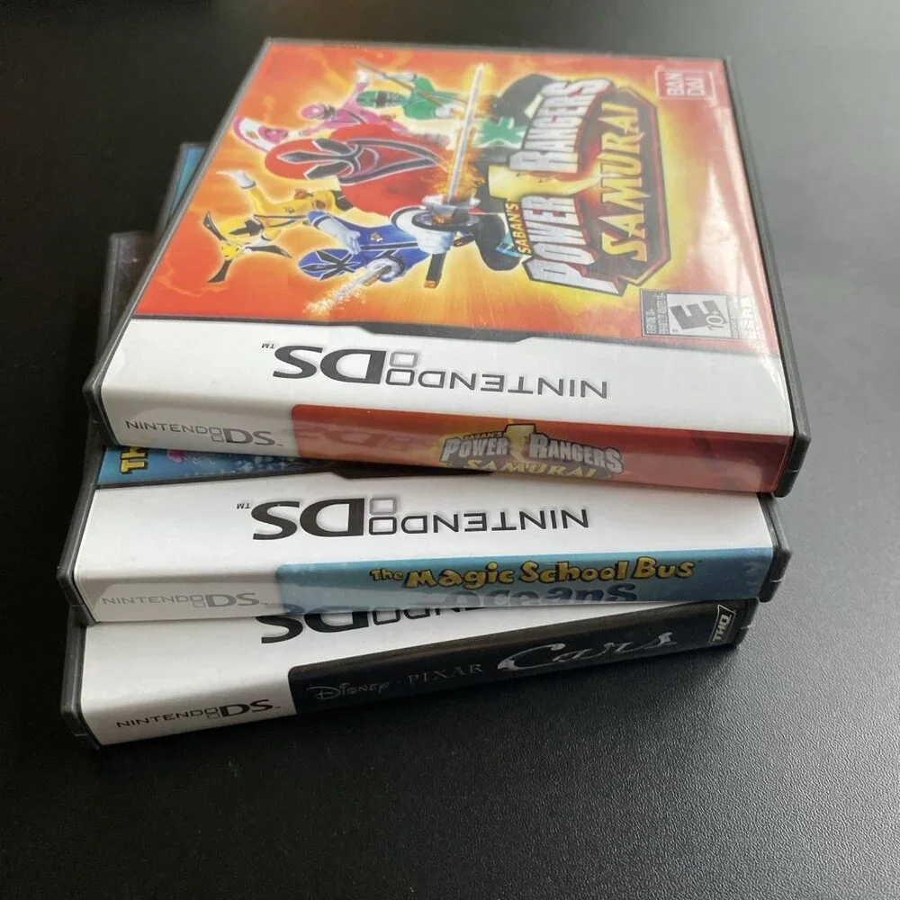 3x Nintendo DS Games Cars Power Rangers Magic School Bus Oceans - Picture 4 of 5